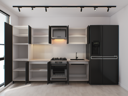 Bucătărie MODENA LINE 2.8 m, fronturi din MDF [1]