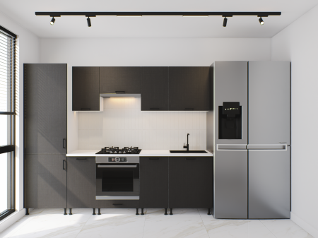 Bucătării 2,6 m - Bucătărie URBAN LINE 2.6 m, fronturi din MDF