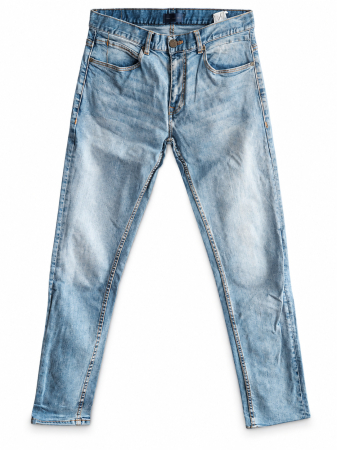 Blugi si Pantaloni - Pantaloni bărbați Zara Man gri-albăstrui, mărimea M