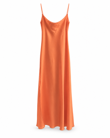 Rochie maxi portocalie New Collection - L/XL [1]