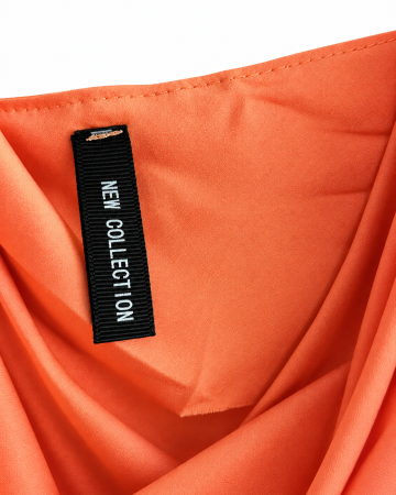 Rochie maxi portocalie New Collection - L/XL [2]