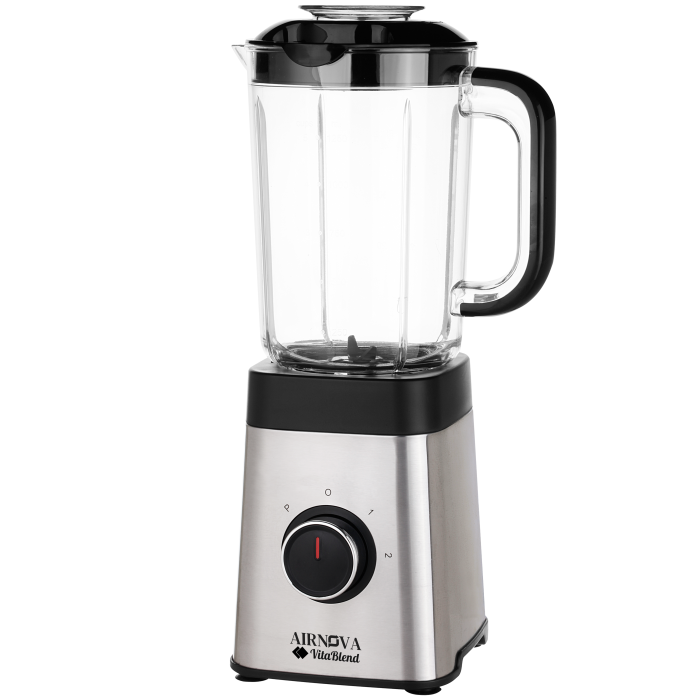 Blender multifunctional AIRNOVA® VitaBlend BLD-02, 1000W, 1.25L, baza cuplu ridicat, lame inox, functii multiple: smoothie, lapte soia, gheata, maruntire, 2 viteze [2]