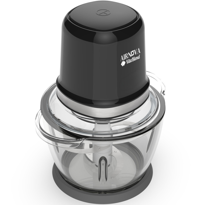 Chopper electric AIRNOVA® BLD-05 – Tocator multifunctional cu bol din sticla, 1.2L, 500W [3]