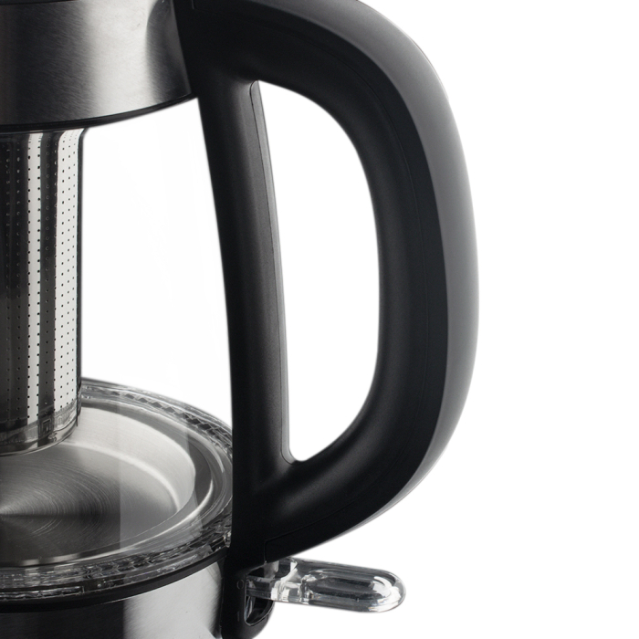 Fierbator electric cu filtru ceai AIRNOVA® AquaVita, 2200W, 2.0L, Filtru detasabil,Negru/Inox [4]