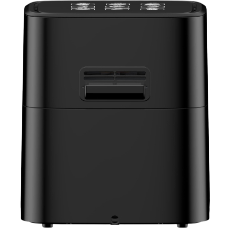 Air fryer AIRNOVA® DualFritto 2100W (1700W sus si 400W jos), Capacitate 9L, Friteuza cu aer cald, Afisaj Digital Touch Direct, Incalzire Dubla Sus + Jos, Friteuza cu Aer Cald, Inox [4]