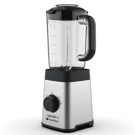 Blendere | Mixere | Tocatoare - Blender multifunctional AIRNOVA® VitaBlend BLD-02, 1000W, 1.25L, baza cuplu ridicat, lame inox, functii multiple: smoothie, lapte soia, gheata, maruntire, 2 viteze