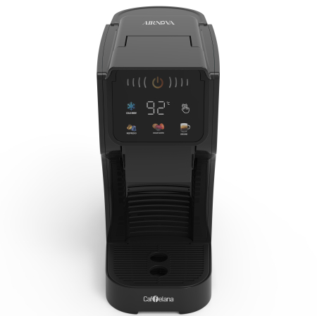 Espressor cu capsule AIRNOVA Caffelana® CAF-12, compatibil Nespresso & Dolce Gusto, Hot & Cold Brew, 1350W, 20 BAR, Rezervor apa 0.9L, Manual Mode, Espresso/Lungo, Negru [1]
