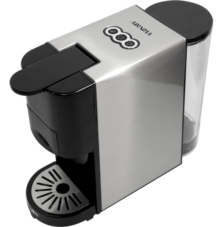 Espressoare si cafetiere - Espressor cu capsule AIRNOVA Caffelana® CAF-15, compatibil Nespresso & Dolce Gusto, Hot & Cold Brew, pompa 19 BAR, 1450W, rezervor apa 0.6L, Negru