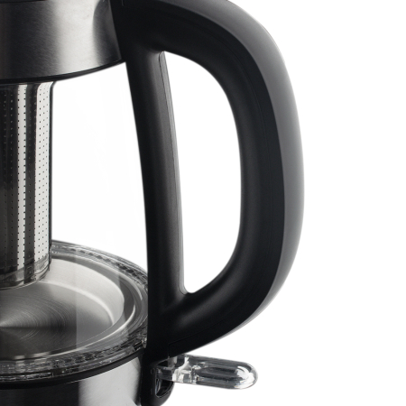 Fierbator electric cu filtru ceai AIRNOVA® AquaVita, 2200W, 2.0L, Filtru detasabil,Negru/Inox [3]