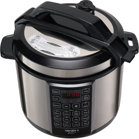 RESIGILAT: Multicooker Electric AIRNOVA® GustoVita 6L, 1000W, Oala sub presiune 60kpa cu accesorii incluse, Lingura, Polonic, Cos de aburi - Copie [3]