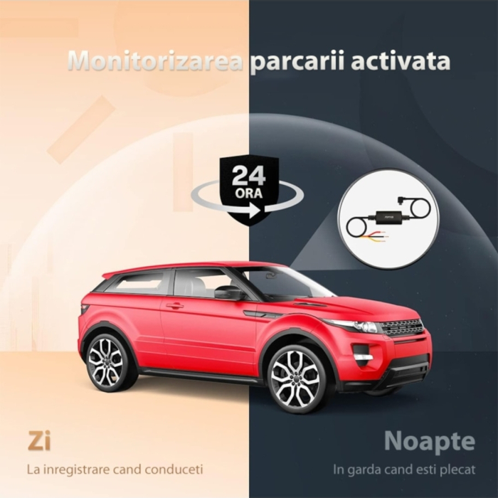 Kit Cablu 70mai Hardwire Type-C Midrive-UP03, pentru camere auto Dash Cam M310, A510, A810, M500, Omni si A500S, lungime 3m [2]