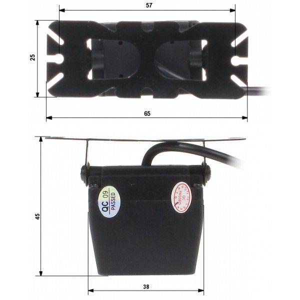 Camera auto marsarier cu unghi reglabil cu infrarosu C123 [4]