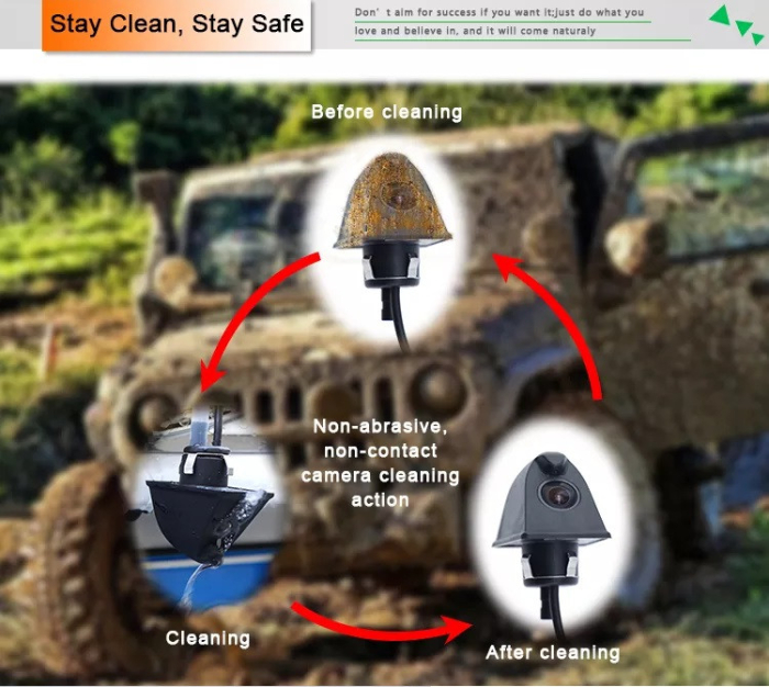 Camera auto marsarier / frontala C4760 cu sistem de spalare camera [4]