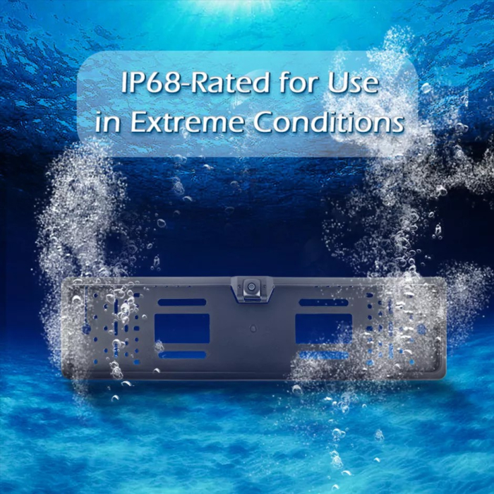 Camera auto marsarier HD unghi 170 grade cu StarLight Night Vision pe suport de numar - FA848 [5]