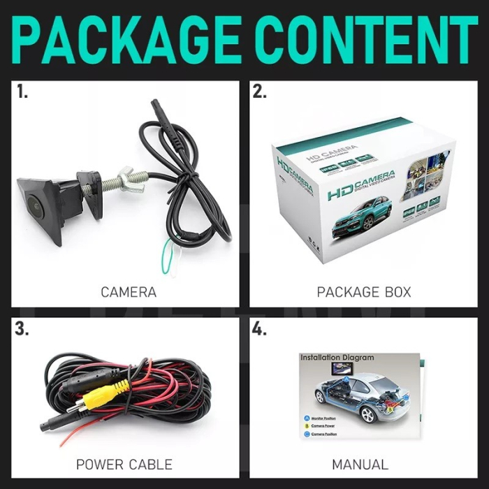 Camera frontala aftermarket dedicata pentru grupul VAG cu montaj in sigla - F108 [7]