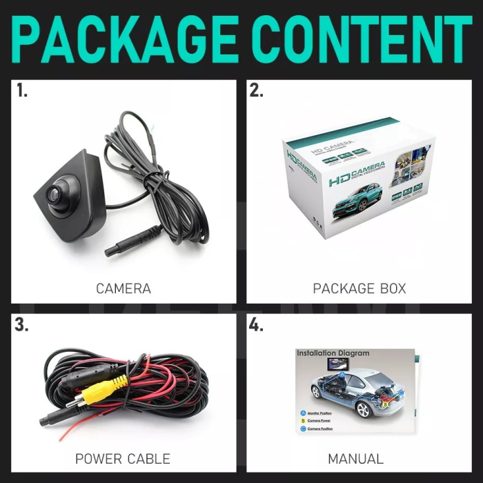 Camera frontala dedicata Honda cu montaj in sigla - F106 [6]