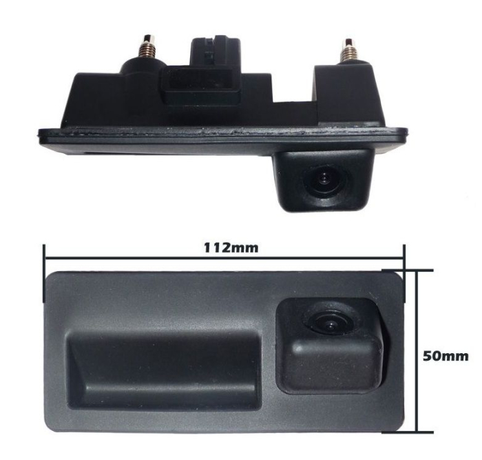 Camera marsarier aftermarket dedicata pentru Golf, Jetta, Passat, Touareg, Tiguan, Sharan, Touran, pe manerul de portbagaj - 01578 [4]