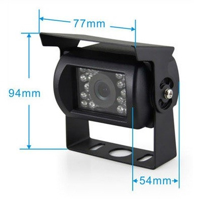 Camera marsarier cu infrarosu 12V - 24V C134 pentru Camioane, Autocare, Bus-uri [2]