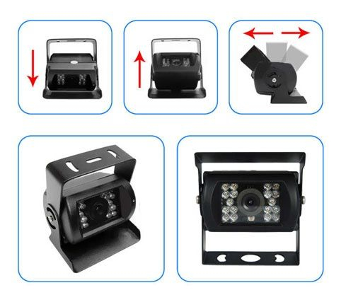 Camera marsarier cu infrarosu 12V - 24V C134 pentru Camioane, Autocare, Bus-uri [4]