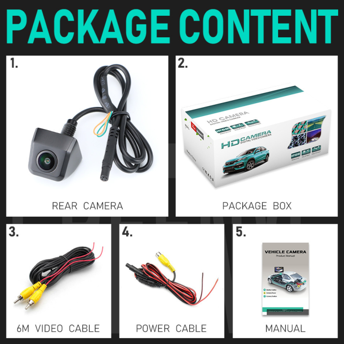 Camera marsarier/frontala AHD/CVBS unghi 170 grade cu StarLight Night Vision - 3A814 [9]