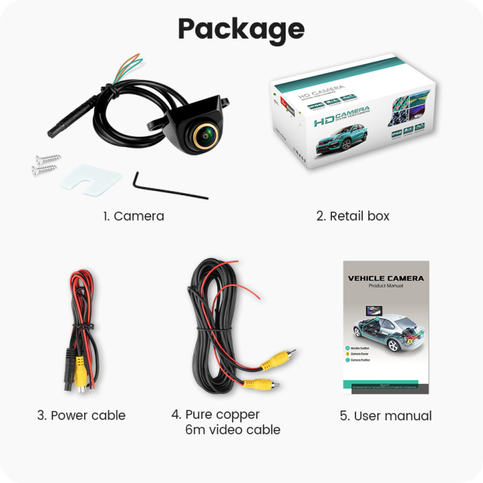 Camera marsarier/frontala AHD/CVBS unghi 170 grade cu StarLight Night Vision - G3A999 [9]