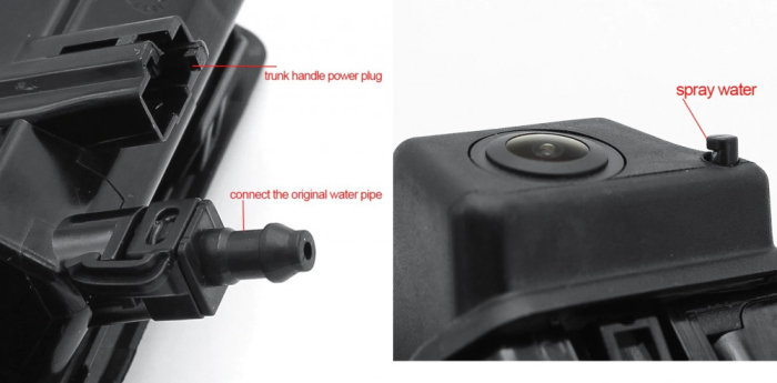 Camera marsarier HD, unghi 170 grade cu StarLight Night Vision pentru Audi Q2, Q3, Q5, A5 - FA8046 [8]