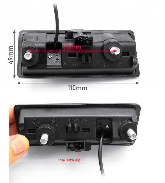 Camera marsarier HD, unghi 170 grade cu StarLight Night Vision pentru grupul VAG - FA903 [4]