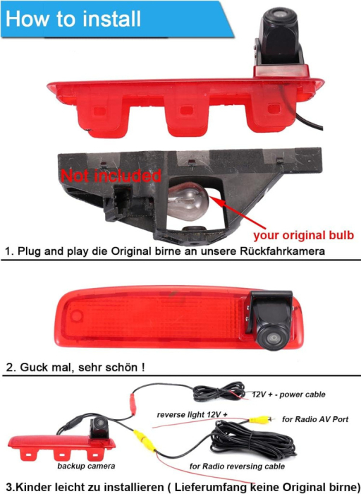 Camera marsarier pe stop frana Dacia Logan MCV, Dokker - 62180802 [2]