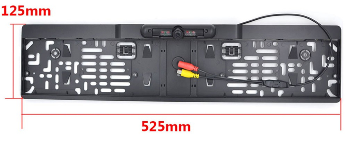 Camera marsarier universala pe suport de numar C424 cu Night Vision [3]