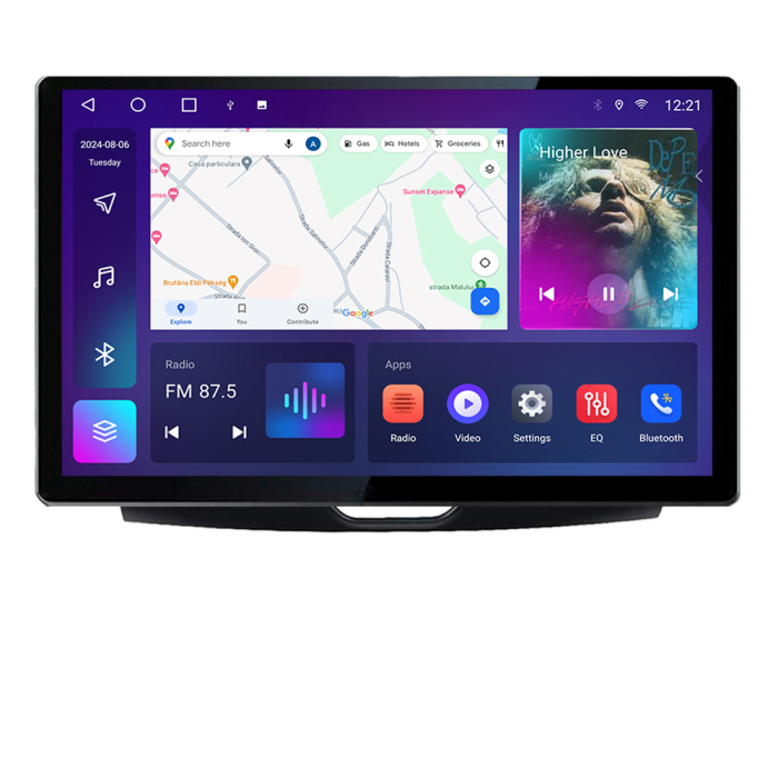 Navigatie dedicata Kia Sportage 2005-2007 N-0023 Edonav ecran 13" 2K 4+32 Android Waze USB Navigatie 4G 360 Toslink Youtube Ra [1]