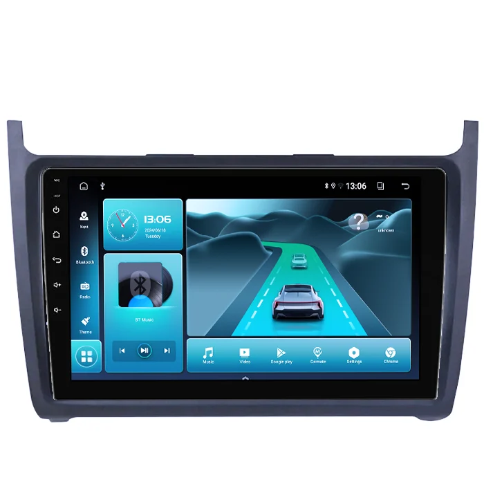 Navigatie dedicata Volkswagen Polo 2010-2018, 8GB RAM 128GB ROM, Octacore, Platforma TS18, Android 14, Display QLED 9", Suporta camera 360", DSP, Carplay & Android Auto [4]