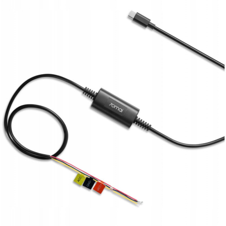 CAMERE DVR - Kit Cablu 70mai Hardwire Type-C Midrive-UP03, pentru camere auto Dash Cam M310, A510, A810, M500, Omni si A500S, lungime 3m