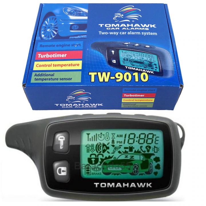 ALARME AUTO fara pornire motor - Alarma Auto TOMAHAWK TW-9010