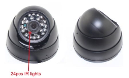 Camera auto de interior cu infrarosu 12V - 24V pentru Camioane, Autocare, Bus-uri - C404 [1]