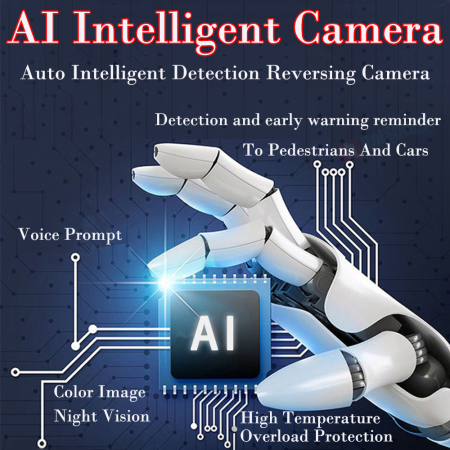 Camera auto marsarier AHD inteligenta cu detectare obstacole si avertizare sonora C432-AI [1]