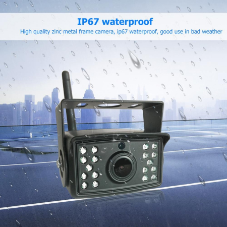 Camera auto WI-FI rezolutie HD pentru marsarier/frontala cu Nightvision 12-24V C500-WIFI [6]