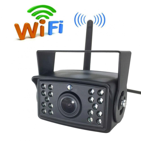 CAMERE MARSARIER - Camera auto WI-FI rezolutie HD pentru marsarier/frontala cu Nightvision 12-24V C500-WIFI