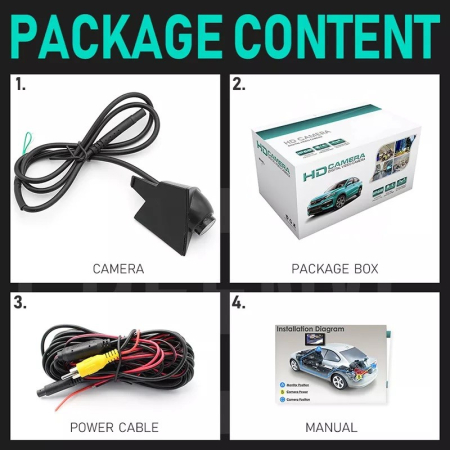 Camera frontala aftermarket pentru grupul VAG cu montaj in sigla - F109 [6]