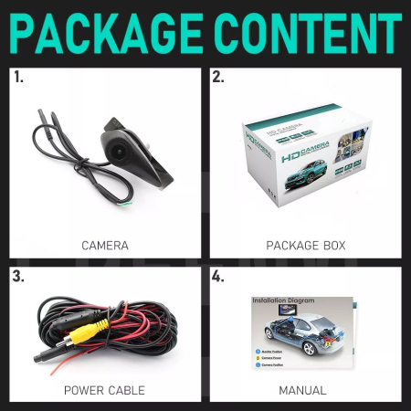 Camera frontala dedicata Hyundai cu montaj in sigla, marimea S - F127 [8]