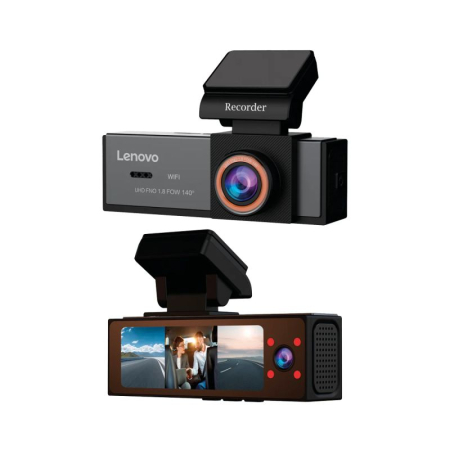CAMERE DVR - Camera de bord 4K Lenovo Q7 7303 cu 3 camere