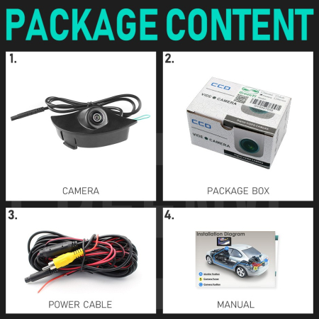 Camera frontala dedicata Toyota cu montaj in sigla - F107 [5]