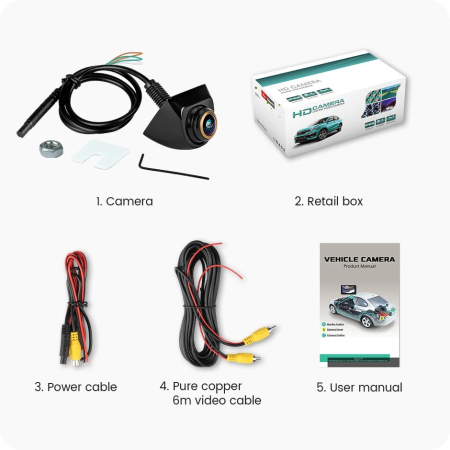 Camera marsarier/frontala AHD/CVBS unghi 170 grade cu StarLight Night Vision - G3A899 [8]