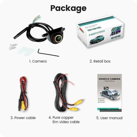 Camera marsarier/frontala AHD/CVBS unghi 170 grade cu StarLight Night Vision - G3A999 [8]
