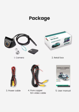 Camera marsarier / frontala HD unghi 170 grade cu StarLight Night Vision - G-FS818 [7]