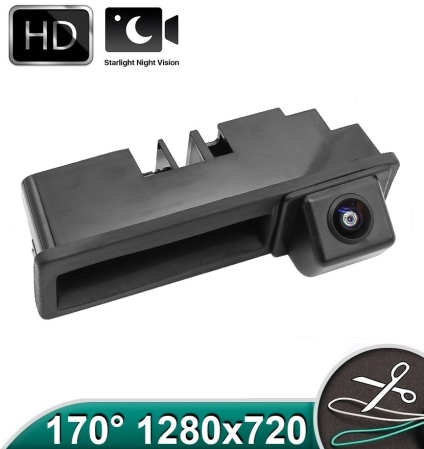 CAMERE MARSARIER - Camera marsarier HD, unghi 170 grade cu StarLight Night Vision pentru Audi A4 B6, A4 B7, A6 C6 4F, Q7 4L, A3 8P - FA8005