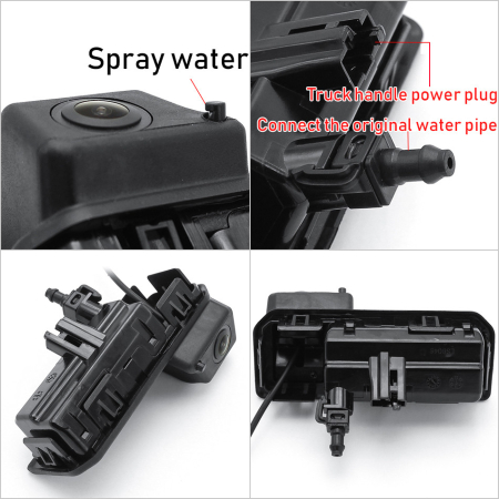 Camera marsarier HD, unghi 170 grade cu StarLight Night Vision pentru Audi Q2, Q3, Q5, A5 - FA8046 [1]