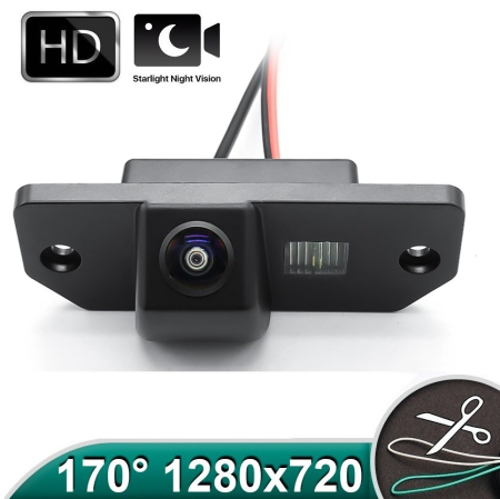 CAMERE MARSARIER - Camera marsarier HD, unghi 170 grade cu StarLight Night Vision pentru Ford Focus MK2, C-Max - FA920