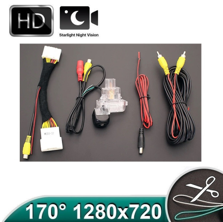 CAMERE MARSARIER - Camera marsarier HD, unghi 170 grade cu StarLight Night Vision pentru Mazda 3 BM Hatchback (2014-2018) - FA8334+MZD3-2