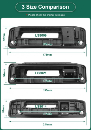 Camera marsarier HD, unghi 170 grade, cu StarLight Night Vision pentru Mercedes C-Class W205, CLA C117 - FA8021 [3]