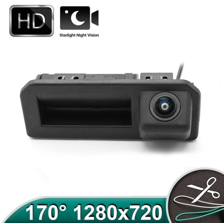 CAMERE PENTRU VOLKSWAGEN - Camera marsarier HD, unghi 170 grade cu StarLight Night Vision pentru Passat, T-Cross, Polo (2016+) - FA8034